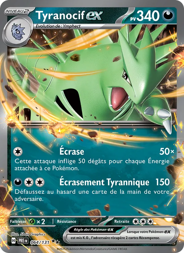 Tyranocif-ex, Évolutions Prismatiques Nº 064