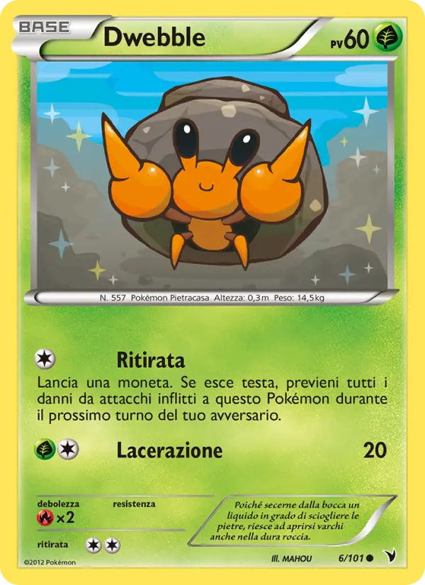 Dwebble, Vittorie Regali No. 6