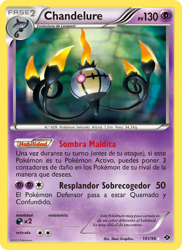 Chandelure, Próximos Destinos No. 101
