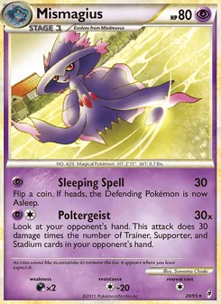 Mismagius, Call of Legends No. 28 Normal