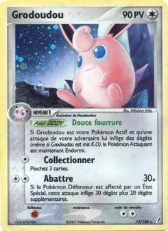 Grodoudou, EX Gardiens de Cristal Nº 13 Holo