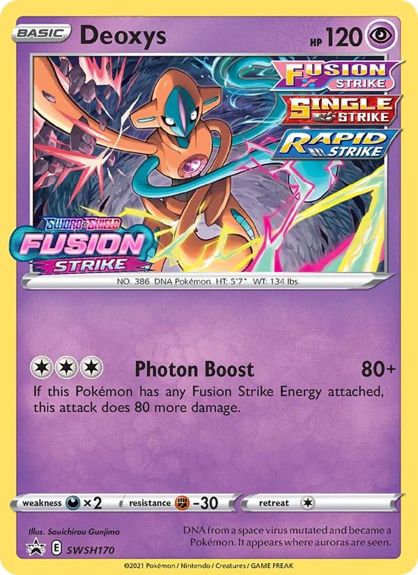Deoxys, SWSH Black Star Promos Nº SWSH170