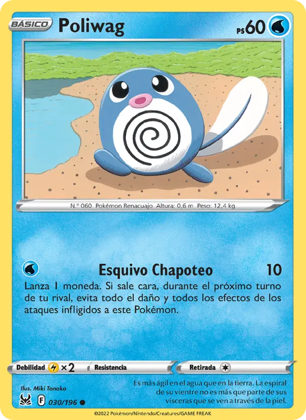 Poliwag, Origen Perdido No. 030