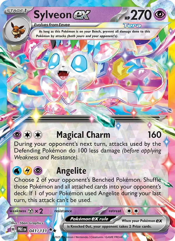 Sylveon ex, Prismatic Evolutions Nº 041