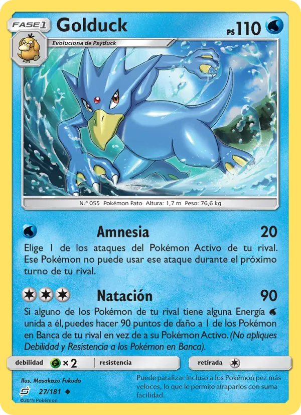 Golduck, Union de Aliados No. 27