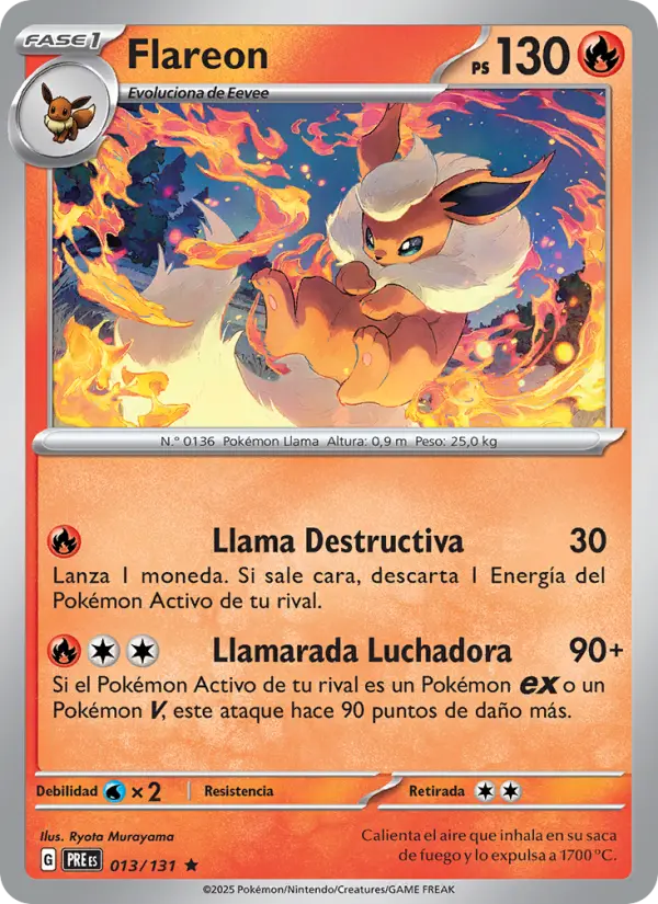 Flareon, Evoluciones Prismáticas No. 013