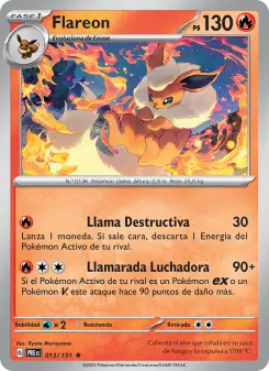Flareon, Evoluciones Prismáticas No. 013 Holo