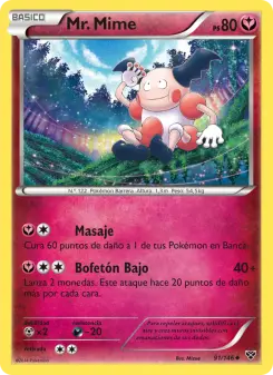 Mr. Mime, XY Nº 91 Normal