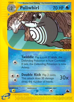 Poliwhirl, Skyridge Nº 88 Normal