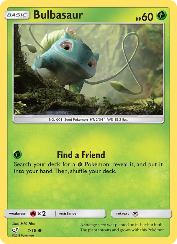 Bulbasaur, Detective Pikachu Nº 1