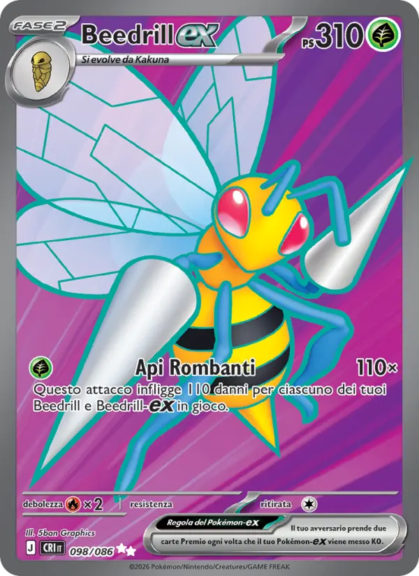 Beedrill-ex, Caos Nascente No. 098