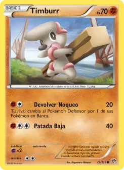 Timburr, Tormenta Plasma No. 79 Normal