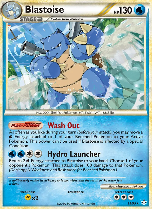 Blastoise, Unleashed Nº 13