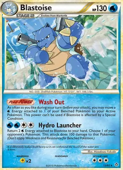 Blastoise, Unleashed No. 13 Normal