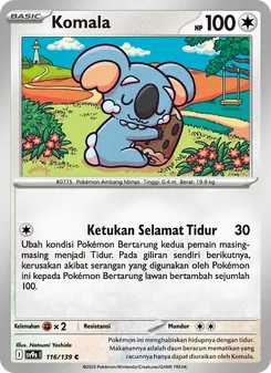 Komala, Ikatan Takdir Nº 116 Normal