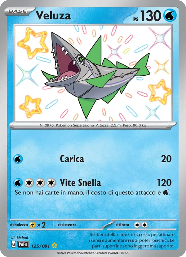 Veluza, Destino di Paldea Nº 125