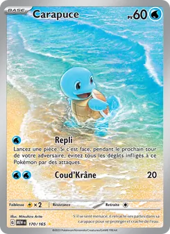 Carapuce, 151 Nº 170 Holo