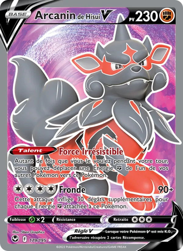 Arcanin de Hisui V, Tempête Argentée Nº 179