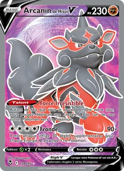 Arcanin de Hisui V, Tempête Argentée Nº 179 Holo