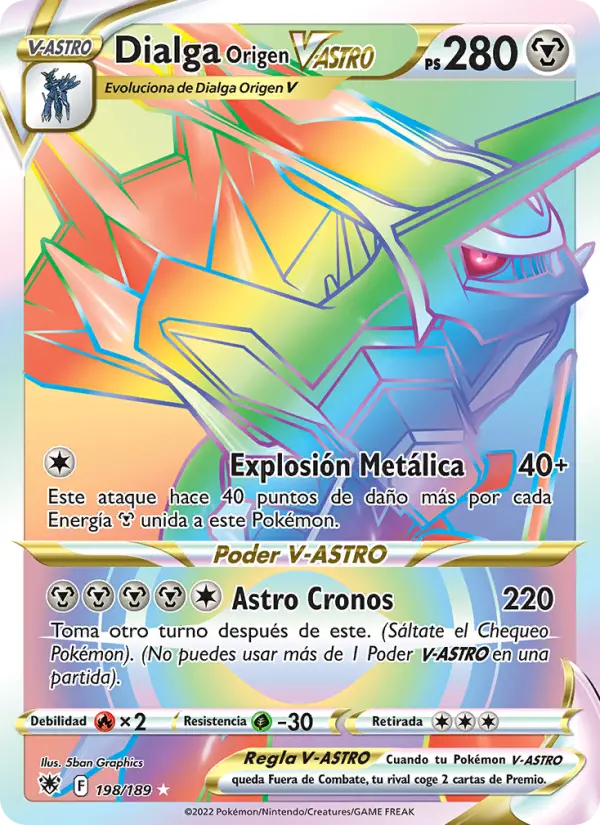 Dialga Origen V-ASTRO, Resplandor Astral Nº 198