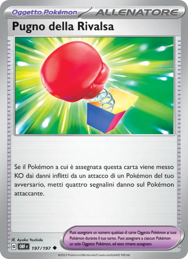 Pugno della Rivalsa, Ossidiana Infuocata Nº 197