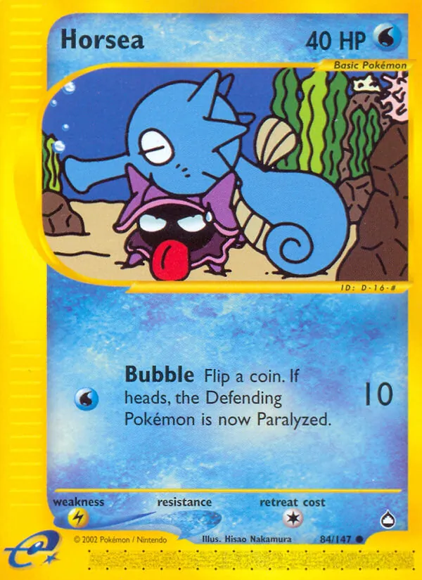 Horsea, Aquapolis Nº 84