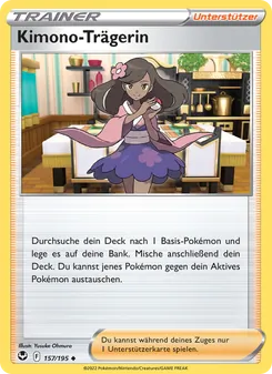 Kimono-Trägerin, Silberne Sturmwinde Nº 157 Normal