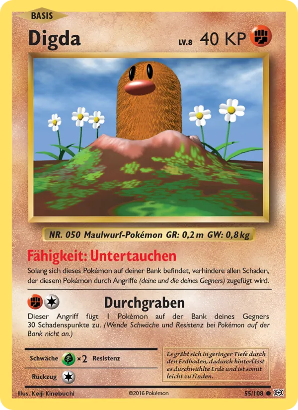Digda, Evolution Nº 55