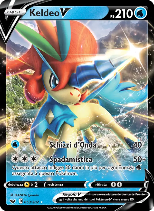 Keldeo V, Spada e Scudo No. 53