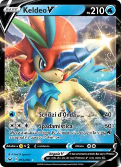 Keldeo V, Spada e Scudo Nº 53 Holo
