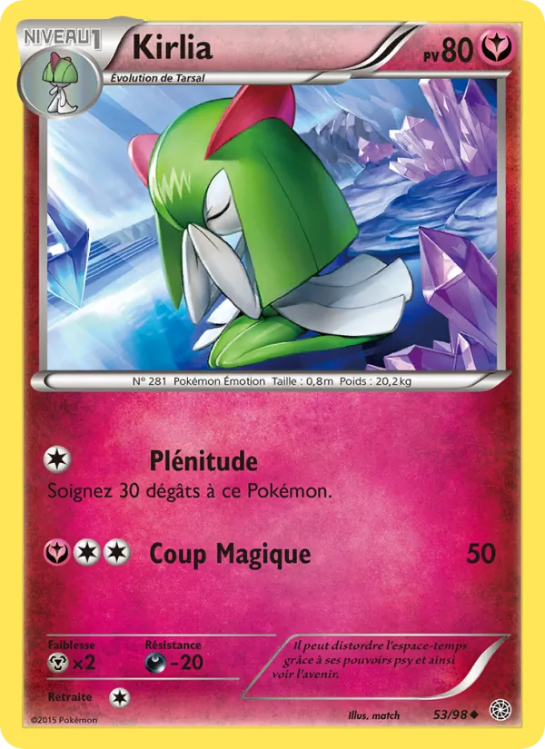 Kirlia, Origines Antiques No. 53