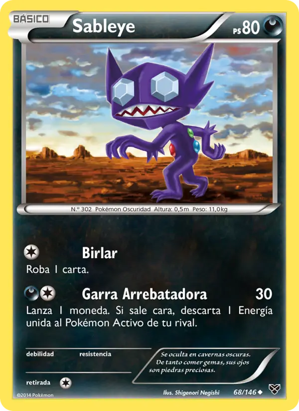 Sableye, XY Nº 68