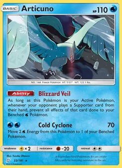 Articuno, Team Up No. 32 Normal