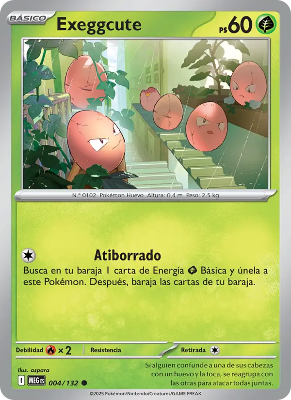Exeggcute, Megaevolución No. 004