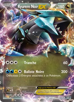 Kyurem Noir-EX, Tempète Plasma Nº 95 Normal