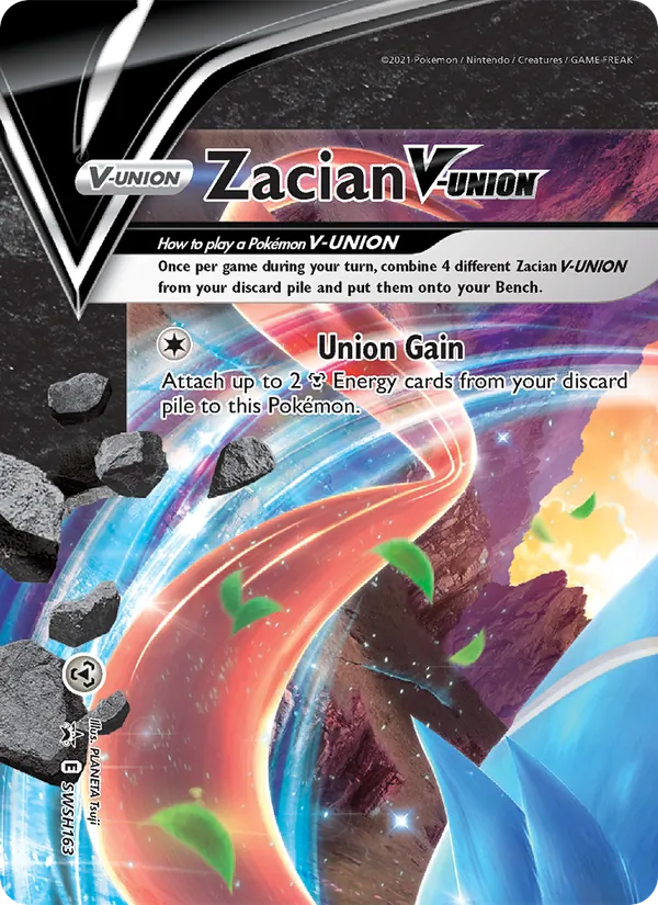 Zacian V-UNION, SWSH Black Star Promos No. SWSH163