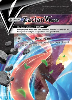 Zacian V-UNION, SWSH Black Star Promos Nº SWSH163 Normal