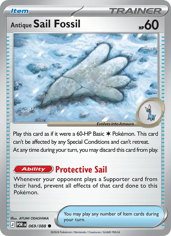 Antique Sail Fossil, Perfect Order Nº 069