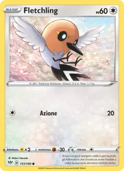 Fletchling, Fiamme Oscure No. 151 Normal
