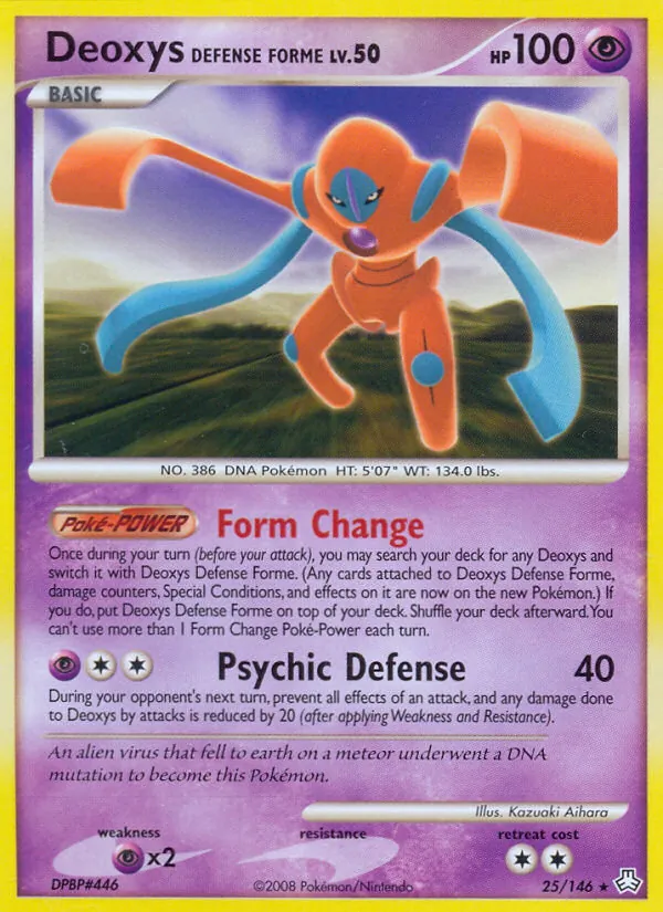 Deoxys Defense Forme, Legends Awakened No. 25