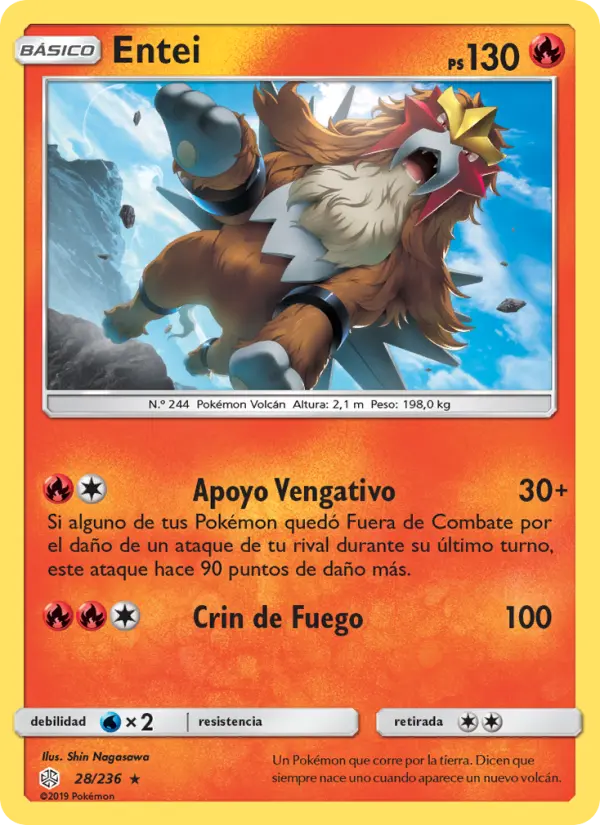 Entei, Eclipse Cósmico No. 28