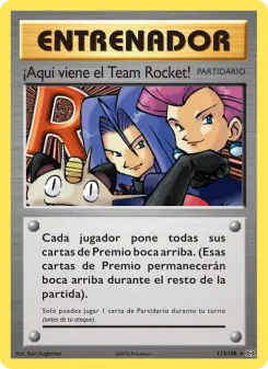 ¡Aquí viene el Team Rocket!, Evoluciones Nº 113 Normal