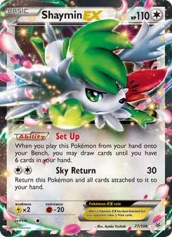 Shaymin EX, Roaring Skies No. 77 Normal