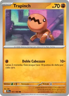 Trapinch, Fuegos Fantasmales No. 051 Normal