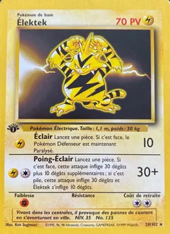 Élektek, Set de Base Nº 20 Normal