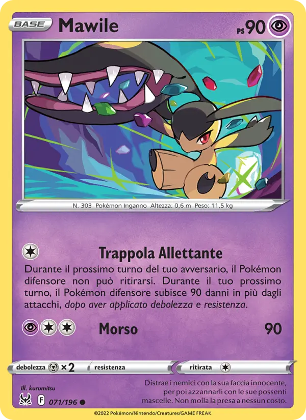 Mawile, Origine Perduta Nº 071