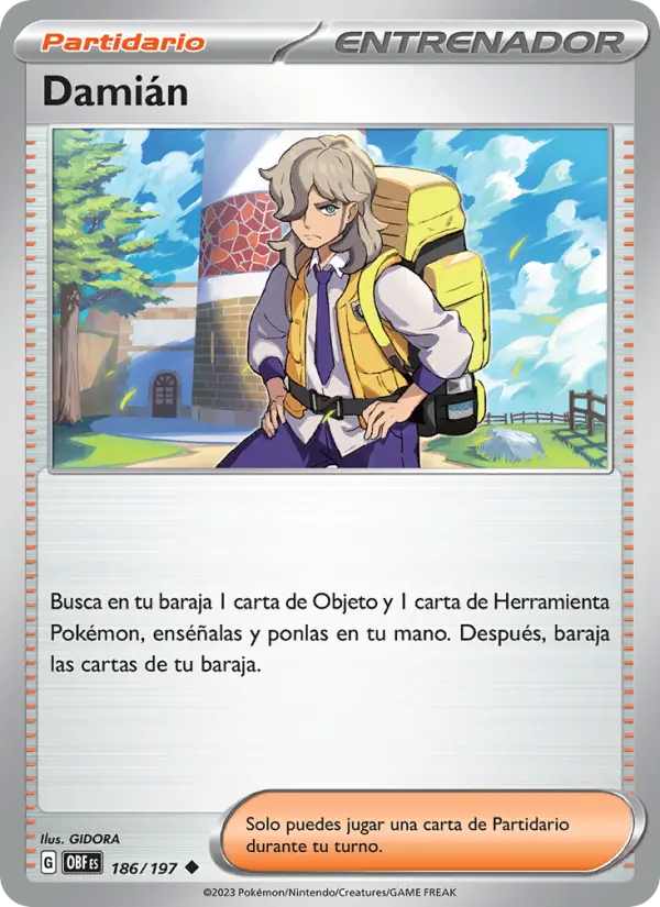 Damián, Llamas Obsidianas No. 186
