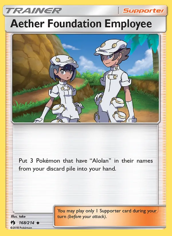 Aether Foundation Employee, Lost Thunder No. 168