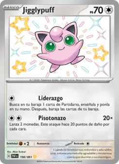 Jigglypuff, Destinos de Paldea No. 198 Holo