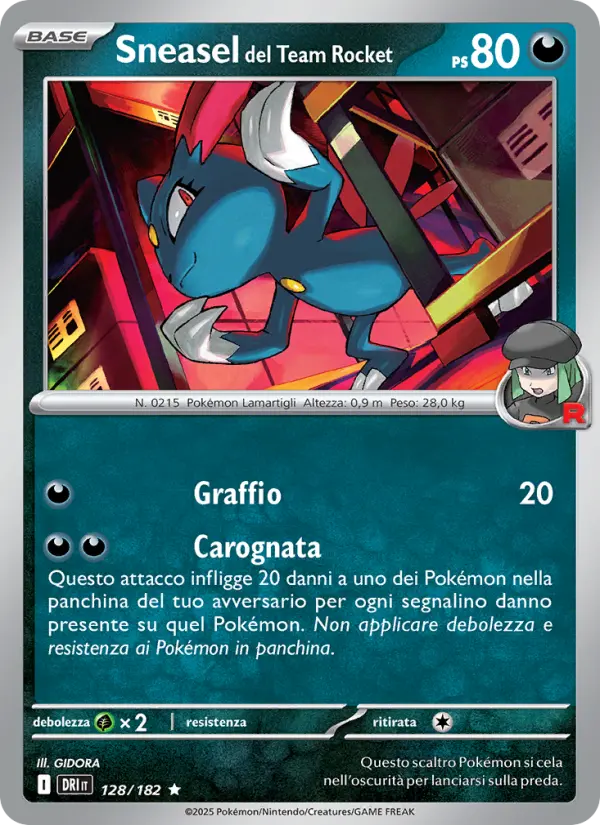 Sneasel del Team Rocket, Rivali Predestinati No. 128